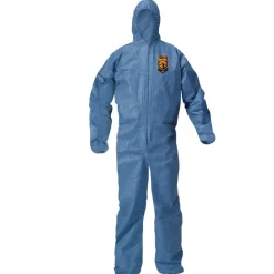 Hot A20 Breathable Particle Protection Coveralls - 3X-Large/Blue (20/Carton) Bib Overalls
