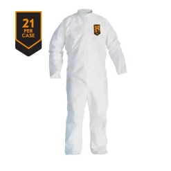 Sale A30 Breathable Splash and Particle Protection Coveralls - Triple Extra Large, White (21/Carton) Bib Overalls