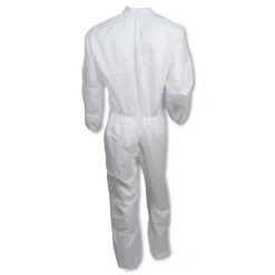 Discount A30 Elastic-Back and Cuff Coveralls - Double Extra Large, White (25/Carton) Bib Overalls