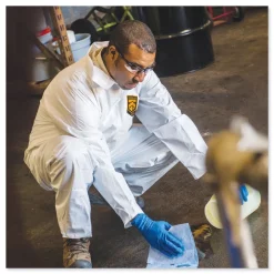 Discount A30 Elastic-Back and Cuff Coveralls - Double Extra Large, White (25/Carton) Bib Overalls