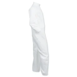 A40 Elastic-Cuff and Ankles Coveralls - 2X-Large, White (25/Carton) Bib Overalls