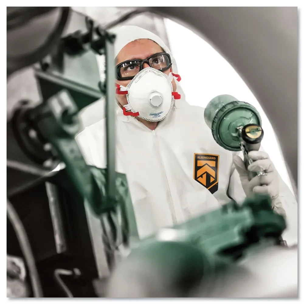 Sale A40 Elastic-Cuff Ankle, Hood, and Boot Coveralls - Large, White (25/Carton) Bib Overalls