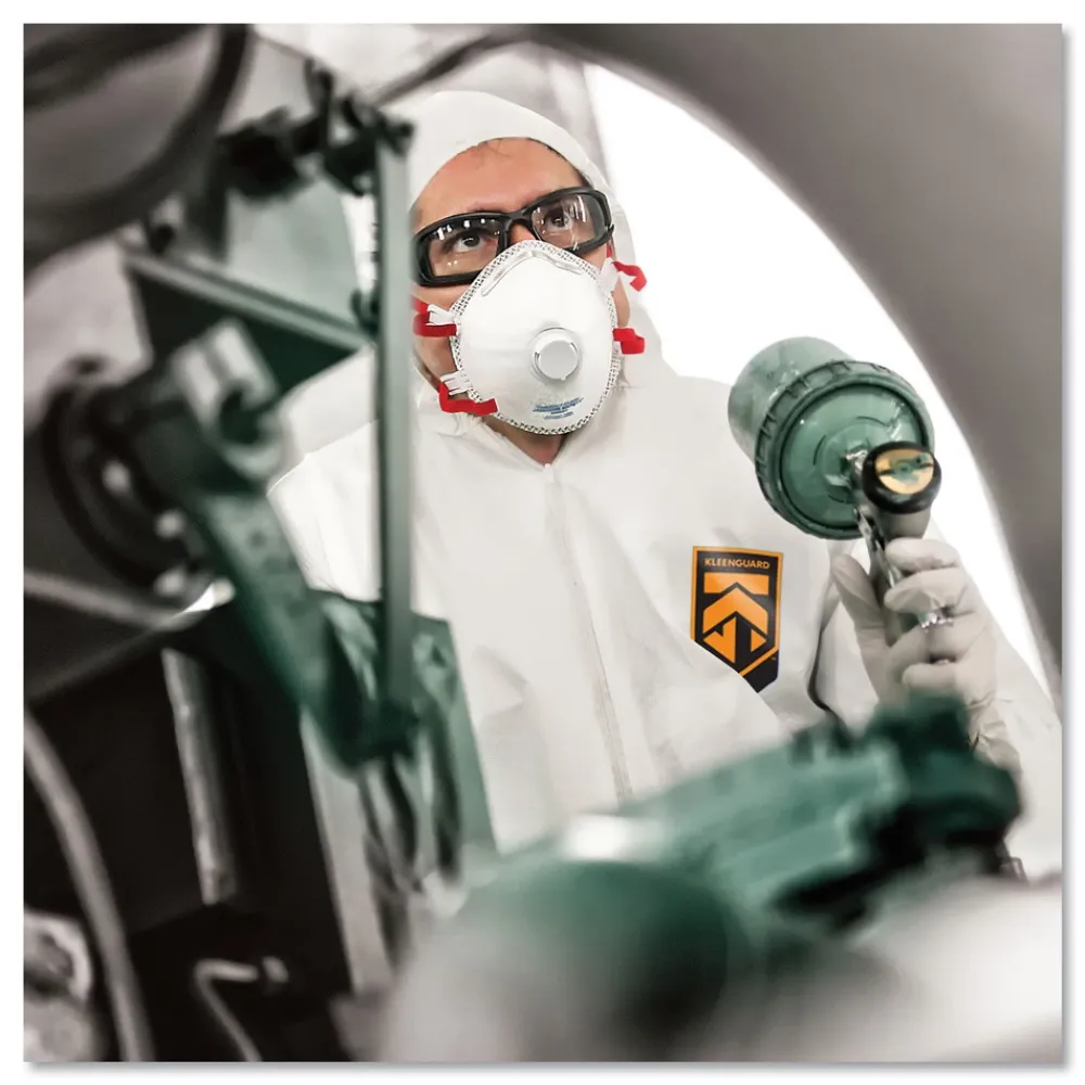 Online A40 Elastic-Cuff Ankle Hood And Boot Coveralls - 2X-Large,White (25/Carton) Bib Overalls