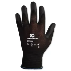 New EN388: 3131X 10 in. Long G40 Polyurethane Coated Gloves - Small, Black (60 Pairs/Carton) Work Gloves
