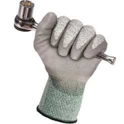 Online EN388: 4X42B 9 in. Long G60 Level 3 Economy Cut Resistant Gloves - Extra Large (Size 10), Gray/Marled Gray (12 Pairs/Carton) Work Gloves