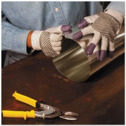 Outlet G60 240 mm Purple Nitrile Gloves - Large/Size 9/Black/White (1-Pair) Work Gloves