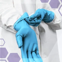 New Kimtech Element Nitrile Exam Gloves - X-Small, Blue (2500/Carton) Cleaning & Janitorial Supplies