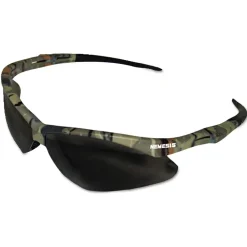 Online Nemesis Anti-Fog Safety Glasses - Camo Frame/Smoke Lens Eye Protection