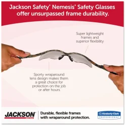 Discount Nemesis Readers Safety Glasses - Smoke Frame/Smoke Polycarbonate Lens Eye Protection