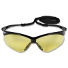 Best Nemesis Safety Glasses - Black Frame/Amber Lens Eye Protection