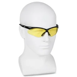 Best Nemesis Safety Glasses - Black Frame/Amber Lens Eye Protection