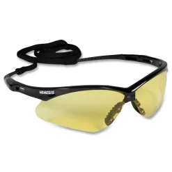 Sale Nemesis Safety Glasses - Black Frame/Amber Lens (12/Box) Eye Protection