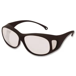 New V50 OTG Safety Eyewear - Black Frame/Clear Anti-Fog Lens Eye Protection