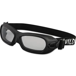 Clearance V80 WildCat Safety Goggles - Black Frame/Clear Lens Eye Protection