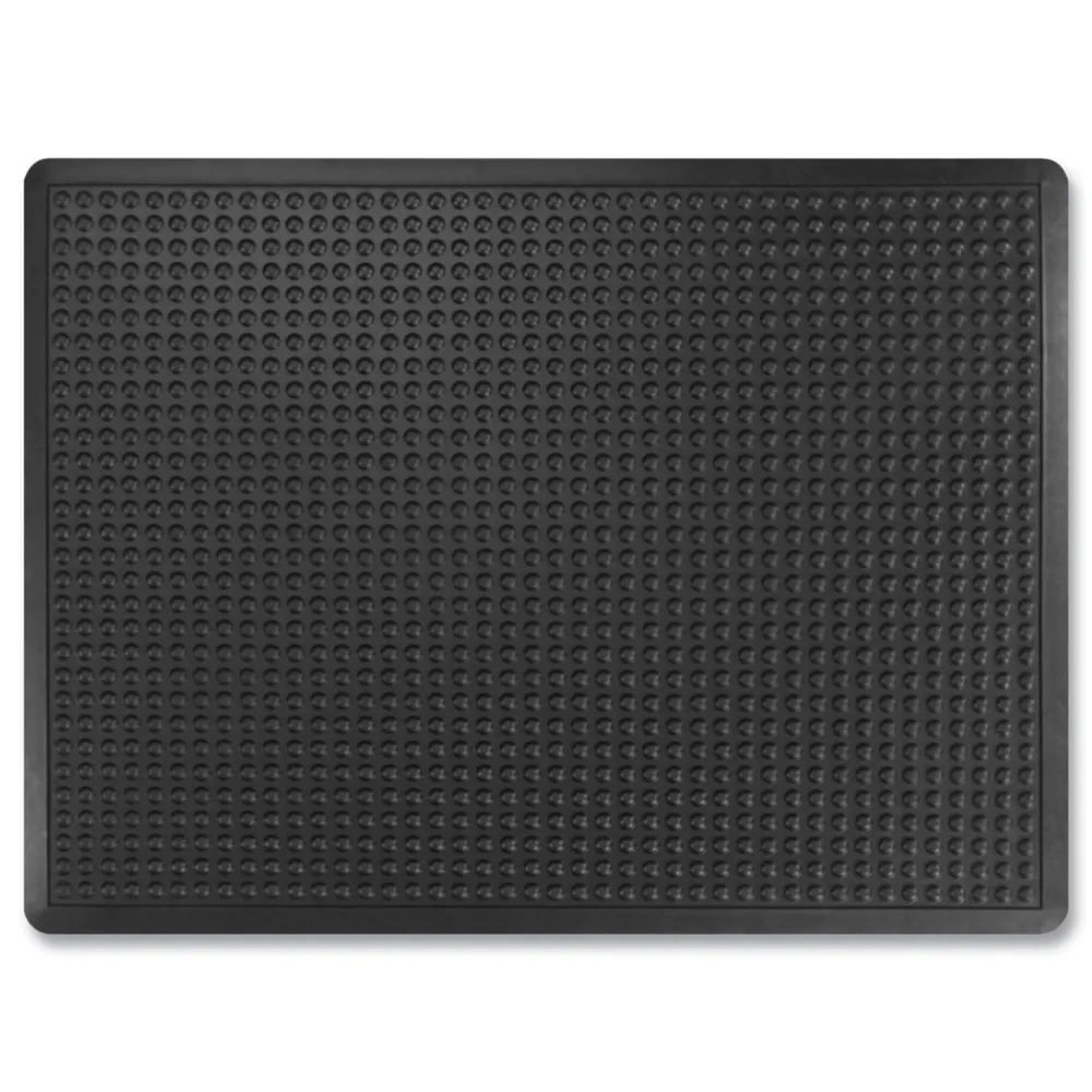 Hot 36 in. x 48 in. Bubble Flex Rectangular Anti-Fatigue Mat - Black Office Furniture & Lighting