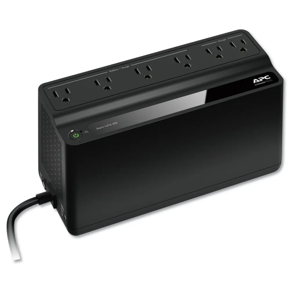 Best 120VA 180 Joules 6 Outlets Smart-UPS 425VA Battery Backup System Office Electronics & Batteries