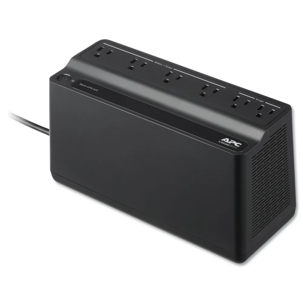 Best 120VA 180 Joules 6 Outlets Smart-UPS 425VA Battery Backup System Office Electronics & Batteries