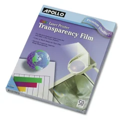Online 8.5 in. x 11 in. Color Laser Transparency Film (50/Box) Paper & Printables