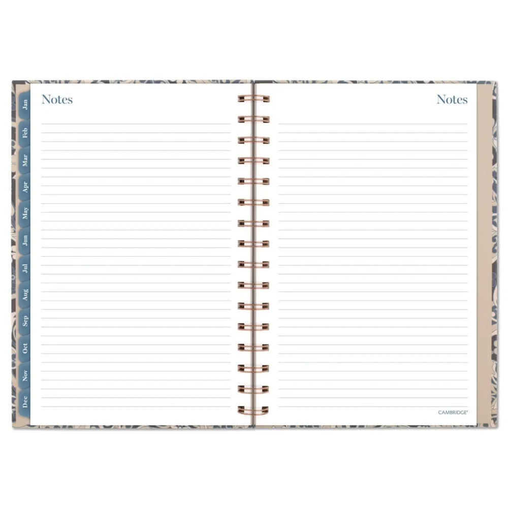 Best 8.5 in. x 5.5 in. 12-Month (Jan-Dec 2026) Elizabeth Weekly/Monthly Planner - Blue Cover Calendars & Planners