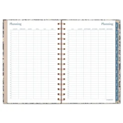 Best 8.5 in. x 5.5 in. 12-Month (Jan-Dec 2026) Elizabeth Weekly/Monthly Planner - Blue Cover Calendars & Planners