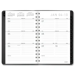 Sale 8.5 in. x 5.5 in. 12-Month (Jan to Dec): 2026 Contemporary Open-Block Format Weekly/Monthly Planner - Graphite Cover Calendars & Planners