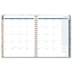 Clearance 11 in. x 8.5 in. 12-Month (Jan-Dec 2026) Elizabeth Weekly/Monthly Planner - Blue Cover Paper & Printables