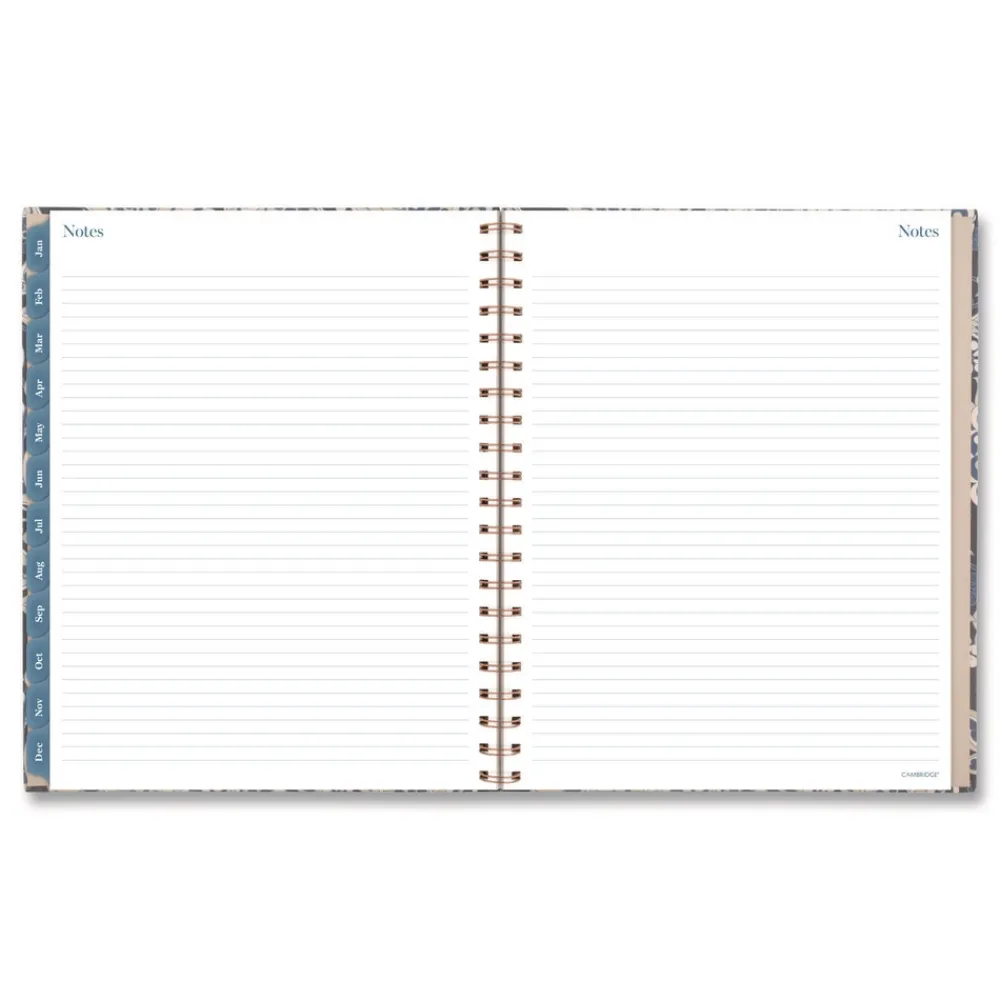Clearance 11 in. x 8.5 in. 12-Month (Jan-Dec 2026) Elizabeth Weekly/Monthly Planner - Blue Cover Paper & Printables