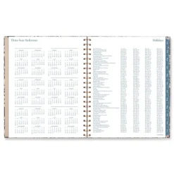 Clearance 11 in. x 8.5 in. 12-Month (Jan-Dec 2026) Elizabeth Weekly/Monthly Planner - Blue Cover Paper & Printables