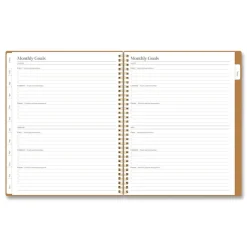 New 11 in. x 8.5 in. 12-Month (Jan-Dec): 2026 WorkStyle Weekly/Monthly Planner - Baked Clay Cover Paper & Printables