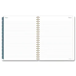 Hot 11 in. x 8.5 in. 12-Month (Jan-Dec 2026) Midnight Garden Weekly/Monthly Planner - Black/Pink/Green Cover Paper & Printables