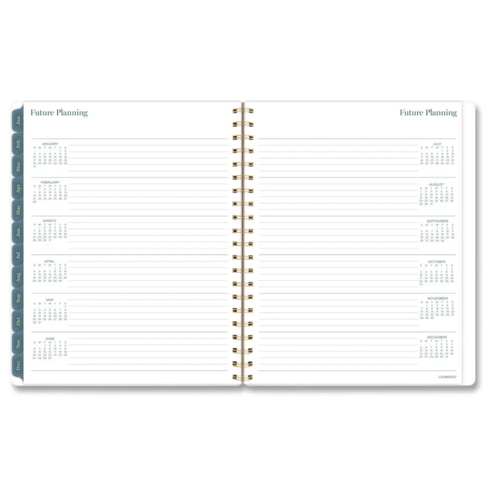 Hot 11 in. x 8.5 in. 12-Month (Jan-Dec 2026) Midnight Garden Weekly/Monthly Planner - Black/Pink/Green Cover Paper & Printables