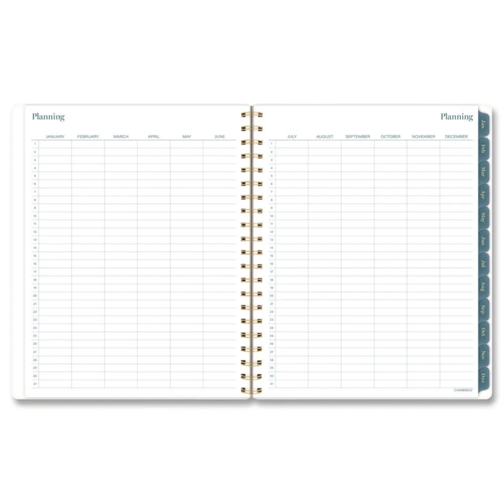 Hot 11 in. x 8.5 in. 12-Month (Jan-Dec 2026) Midnight Garden Weekly/Monthly Planner - Black/Pink/Green Cover Paper & Printables