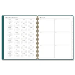 Outlet 11 in. x 8.5 in. 12-Month (Jan-Dec 2026) WorkStyle Poly Monthly Planner - Teal Cover Paper & Printables