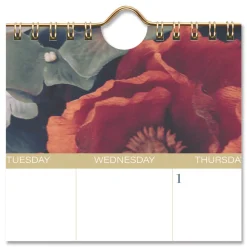 Online 15 in. x 12 in. 12-Month (Jan-Dec): 2026 Midnight Garden Monthly Wall Calendar - Floral Artwork Calendars & Planners
