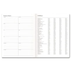 Hot 11 in. x 8.5 in. 12-Month (Jan-Dec 2026) WorkStyle Stitched Monthly Planner - Sunbaked Clay Cover Paper & Printables