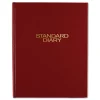 Outlet 9.5 in. x 7.5 in. Standard 2026 Edition Medium/College Rule Daily Diary - Red Cover Paper & Printables