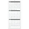 Online 15-Month: Dec 2025 to Feb 2027 Three-Month Reference 12 in. x 27 in. Contemporary Artwork/Formatting Wall Calendar - White Sheets Calendars & Planners