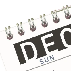 Online 15-Month: Dec 2025 to Feb 2027 Three-Month Reference 12 in. x 27 in. Contemporary Artwork/Formatting Wall Calendar - White Sheets Calendars & Planners