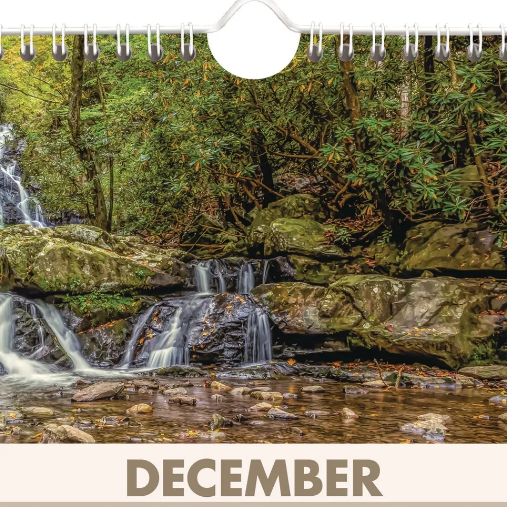 Discount 14-Month: Dec 2025 to Jan 2027 Three-Month 12 in. x 27 in. Scenic Landscape Photography Wall Calendar - White Sheets Calendars & Planners