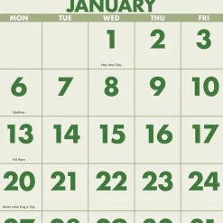 Discount 14-Month: Dec 2025 to Jan 2027 Three-Month 12 in. x 27 in. Scenic Landscape Photography Wall Calendar - White Sheets Calendars & Planners