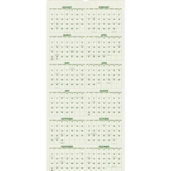 Discount 14-Month: Dec 2025 to Jan 2027 Three-Month 12 in. x 27 in. Scenic Landscape Photography Wall Calendar - White Sheets Calendars & Planners