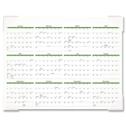 Online 12-Month (Jan to Dec): 2026 22 in. x 17 in. Puppies Photography Puppies Monthly Desk Pad Calendar - White Sheets, Clear Corners Calendars & Planners