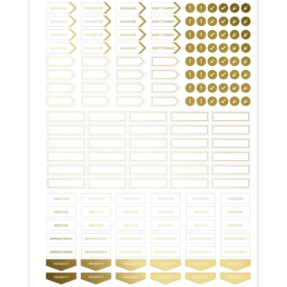 Best Workstyle 11 in. x 9.38 in. 12-Month (Jan to Dec) 2025 Geometric Artwork Weekly/Monthly Planner - Blue/Gold Cover Calendars & Planners