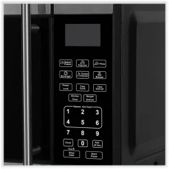 Discount MT7V3S 700 Watts 0.7 Cubic Foot Microwave Oven - Black/Stainless Steel Breakroom Supplies