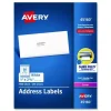 Clearance 1 in. x 2.63 in. Address Labels with Sure Feed Technology for Laser Printers - White (30/Sheet, 250 Sheets/Box) Labels & Label Makers