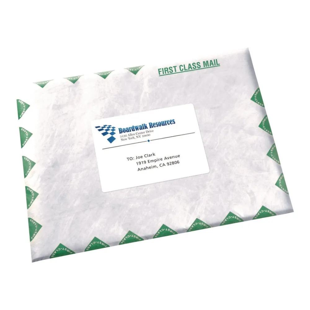 Online 2.94 in. x 5 in. Pin-Fed/Dot Matrix Printer Mailing Labels - White (3000/Box) Labels & Label Makers