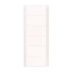 Discount 1.94 in. x 4 in. Pin-Fed/Dot Matrix Printer Mailing Labels - White (5000/Box) Labels & Label Makers