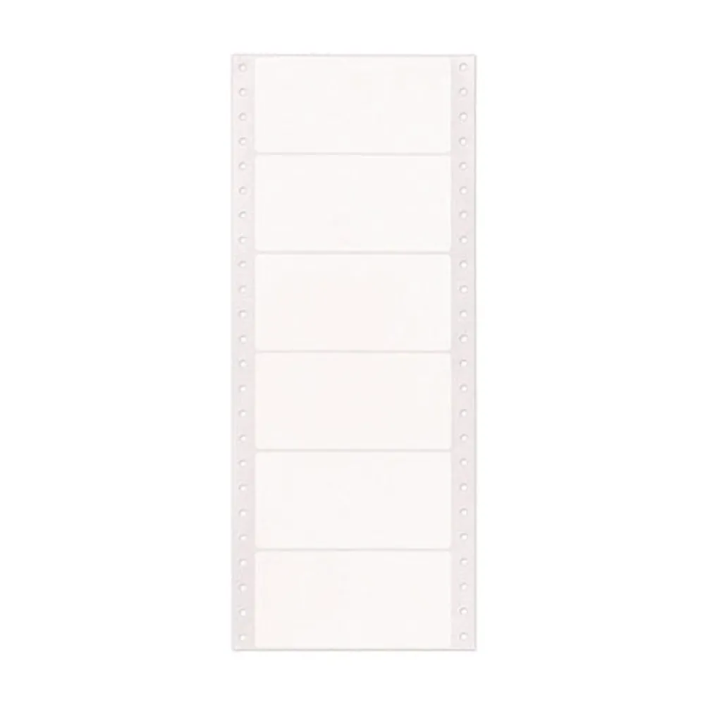 Discount 1.94 in. x 4 in. Pin-Fed/Dot Matrix Printer Mailing Labels - White (5000/Box) Labels & Label Makers