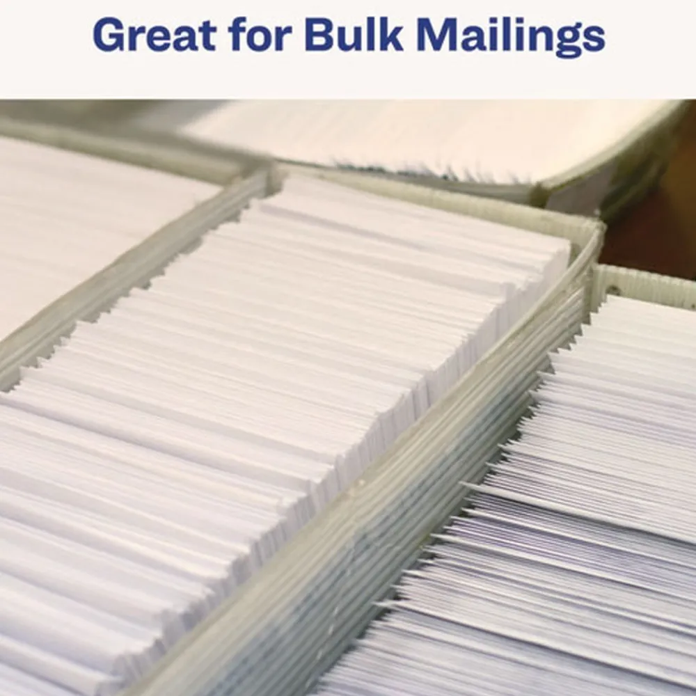 Discount 1.94 in. x 4 in. Pin-Fed/Dot Matrix Printer Mailing Labels - White (5000/Box) Labels & Label Makers