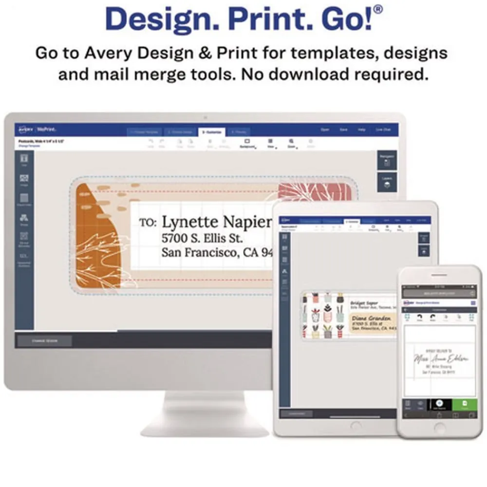 Discount 1.94 in. x 4 in. Pin-Fed/Dot Matrix Printer Mailing Labels - White (5000/Box) Labels & Label Makers